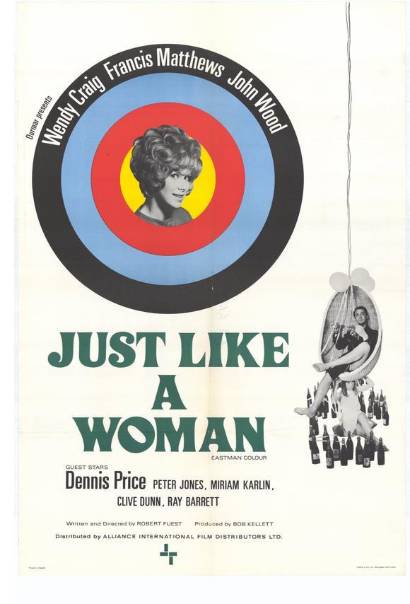 Just Like a Woman Movie Poster Print featuring classic film art