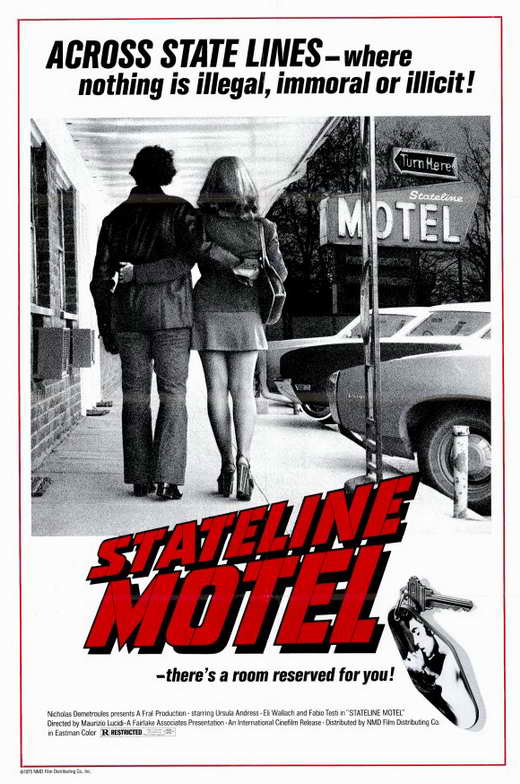 Stateline Motel Movie Poster Print showcasing retro motel aesthetics.