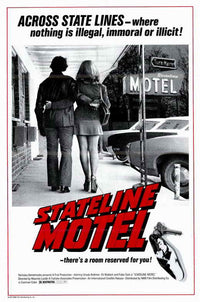 Stateline Motel Movie Poster Print showcasing retro motel aesthetics.