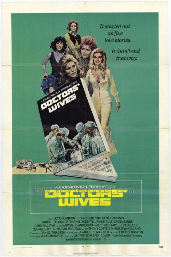 Doctors' Wives Movie Poster Print showcasing cinematic artwork