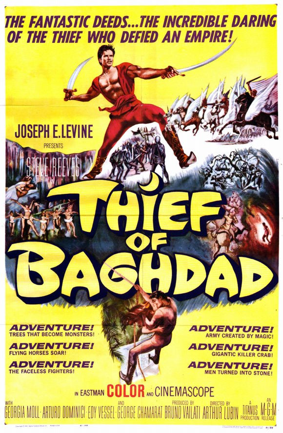 Thief of Baghdad Movie Poster Print 11x17 | Posterazzi