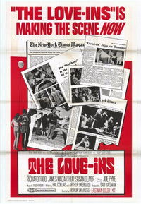 Love-Ins Movie Poster Print showcasing vintage film art.