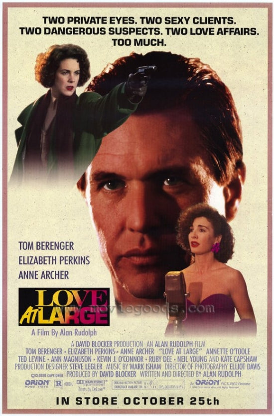 Love at Large Movie Poster Print showcasing vibrant imagery