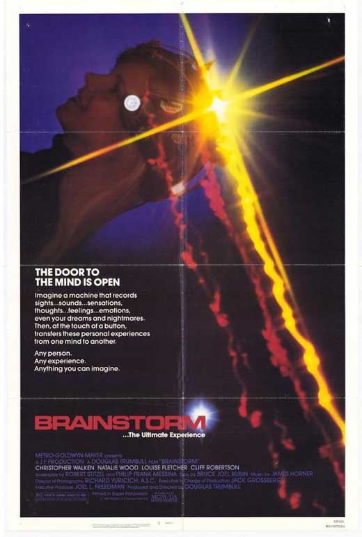 Brainstorm Movie Poster Print showcasing vibrant cinematic art