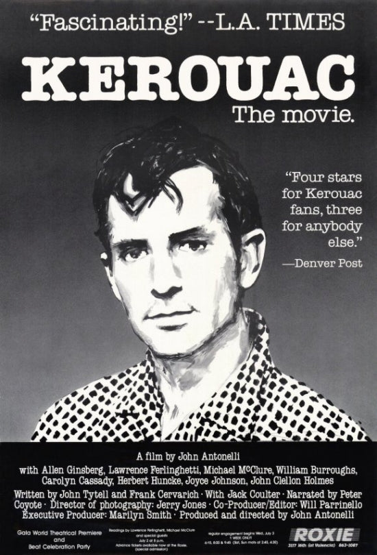 Kerouac Movie Poster Print on premium heavy stock paper.