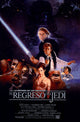 Return of the Jedi Movie Poster Print featuring iconic Star Wars characters.