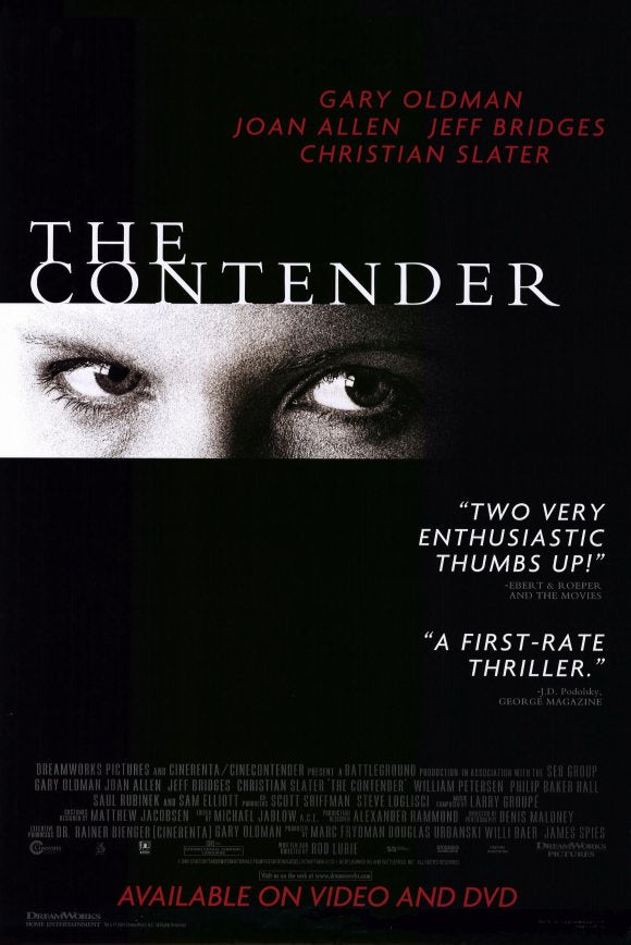 The Contender Movie Poster Print showcasing its dramatic design.