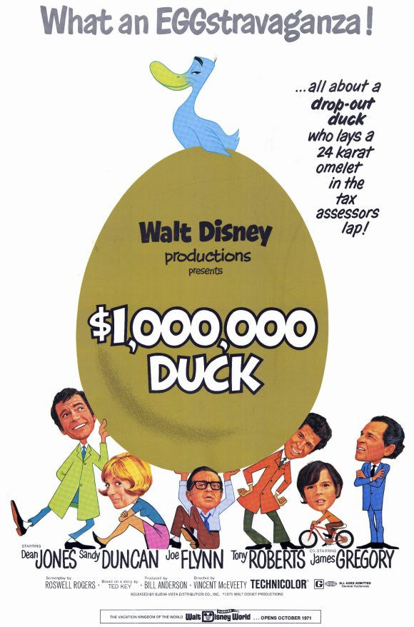 Million Dollar Duck Movie Poster Print (11x17) - Item # MOVAE1654