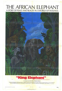 King Elephant Movie Poster Print showcasing a majestic elephant.