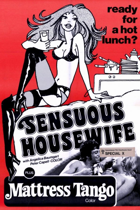 The Sensuous Housewife Movie Poster Print showcasing classic cinema allure