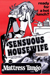 The Sensuous Housewife Movie Poster Print showcasing classic cinema allure
