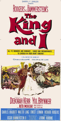The King and I Movie Poster Print showcasing iconic imagery from the classic film.