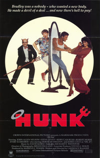 Hunk Movie Poster Print showcasing vibrant film artwork.