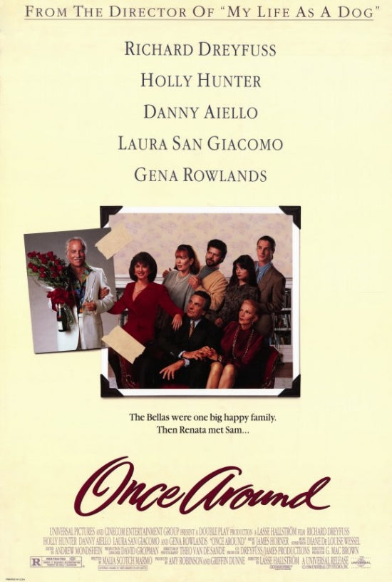 Once Around Movie Poster Print showcasing cinematic artwork.