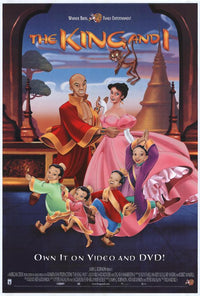 The King and I Movie Poster Print showcasing vibrant colors and iconic design.
