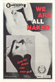 We Are All Naked Movie Poster Print featuring striking visuals.