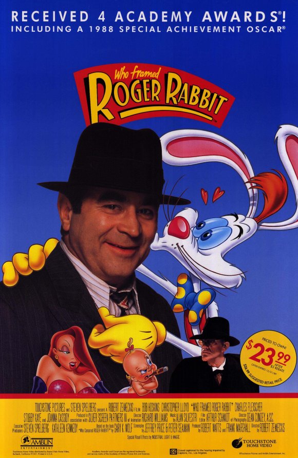Who Framed Roger Rabbit Movie Poster Print - vibrant and nostalgic
