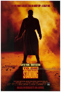 To Die Standing Movie Poster Print showcasing dramatic themes and cinematic artistry.