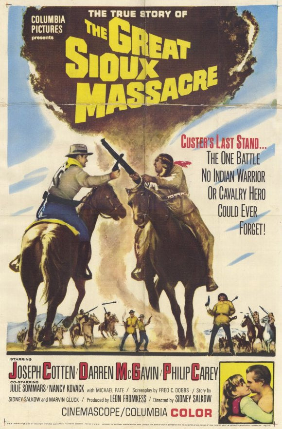 The Great Sioux Massacre Movie Poster Print showcasing classic cinema art.