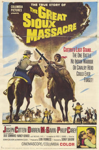 The Great Sioux Massacre Movie Poster Print showcasing classic cinema art.