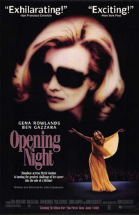 Opening Night Movie Poster Print showcasing vibrant colors and cinematic theme.