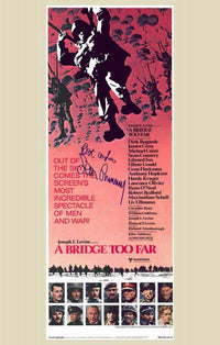 A Bridge Too Far Movie Poster Print showcasing dramatic military operation.