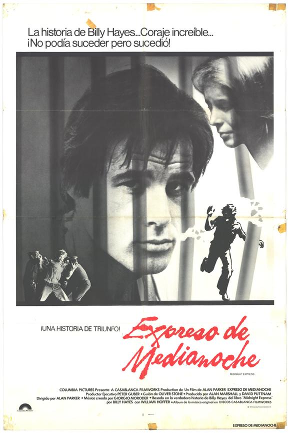 Midnight Express Movie Poster Print showcasing dramatic film imagery.
