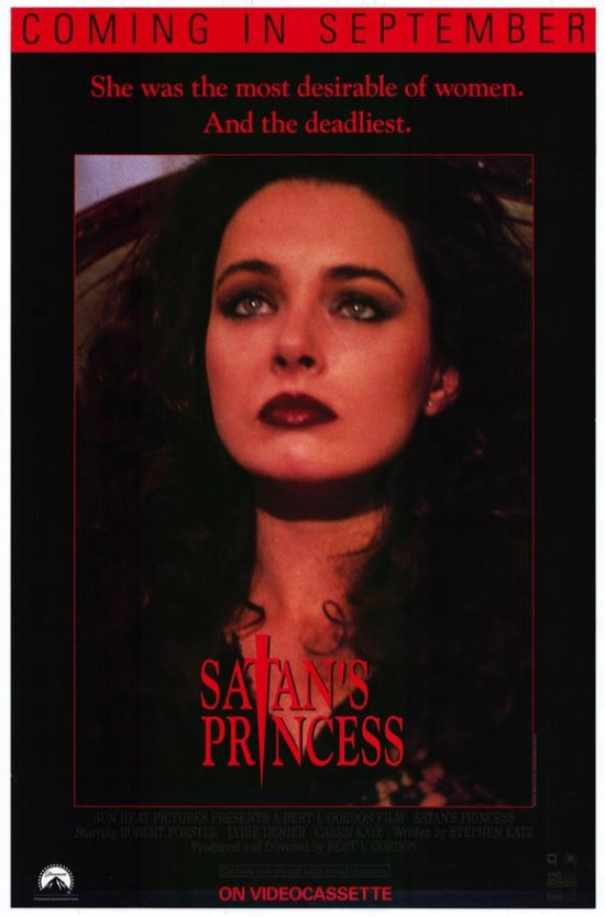 Satan's Princess Movie Poster Print featuring striking imagery and color