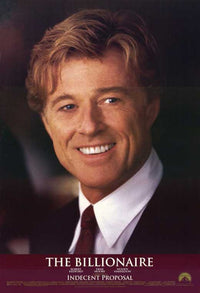 Indecent Proposal Movie Poster Print showcasing romantic themes.