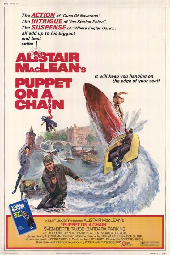 Puppet on a Chain Movie Poster Print featuring vibrant colors and dynamic imagery.