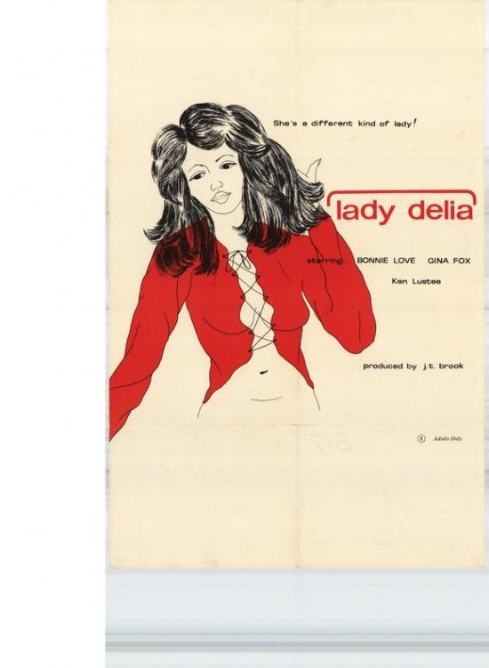 Lady Delia Movie Poster Print showcasing cinematic elegance