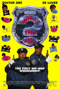 Who's the Man? Movie Poster Print showcasing vibrant design.