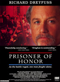 Prisoner of Honor Movie Poster Print featuring dramatic artwork.