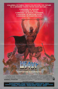 Heavy Metal Movie Poster Print featuring vibrant artwork from the cult classic film.