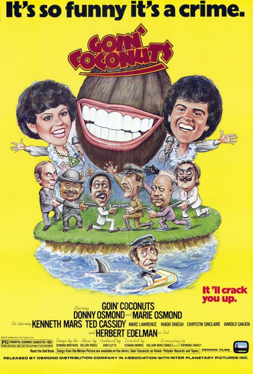 Goin' Coconuts Movie Poster Print showcasing vibrant colors and fun design.