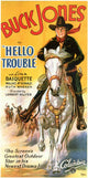 Hello Trouble Movie Poster Print showcasing whimsical design