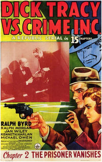 Dick Tracy vs. Crime Inc. Movie Poster Print showcasing classic comic book hero Dick Tracy.