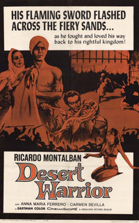 Desert Warrior Movie Poster Print showcasing cinematic adventure.