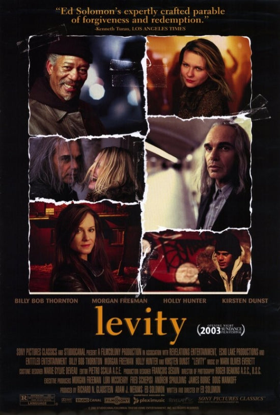 Levity Movie Poster Print showcasing captivating imagery.