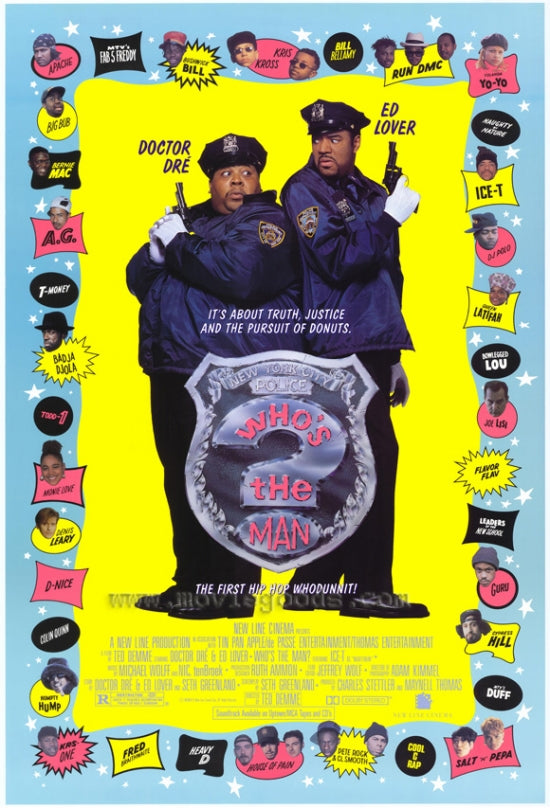 Who's the Man Movie Poster Print featuring classic comedy art.