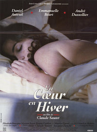 Un Coeur en Hiver Movie Poster Print showcasing cinematic art.