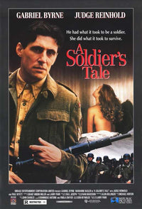 A Soldier's Tale Movie Poster Print showcasing dramatic themes of war and humanity.