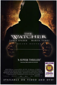The Watcher Movie Poster Print featuring suspenseful artwork.