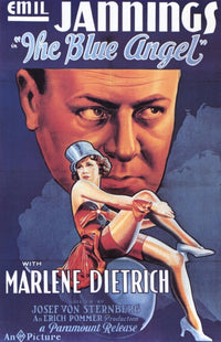 The Blue Angel Movie Poster Print showcasing classic film art.