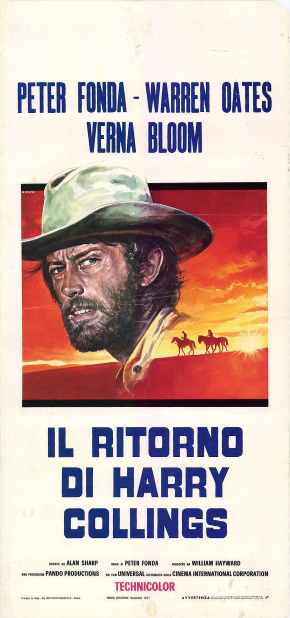 Hired Hand Movie Poster Print showcasing classic cinema artwork.