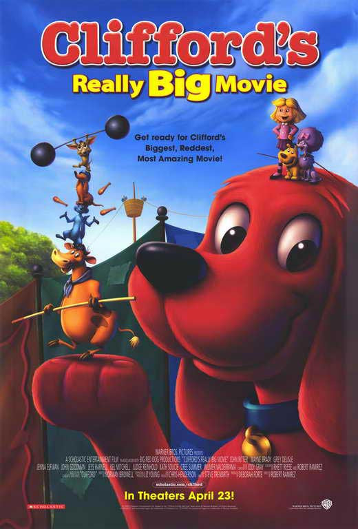 Clifford's Really Big Movie Poster Print - 11x17