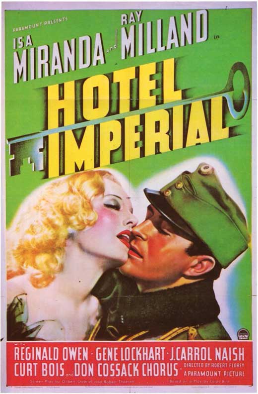 Hotel Imperial Movie Poster Print showcasing classic cinema art.