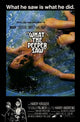 What the Peeper Saw Movie Poster Print featuring dramatic visuals.
