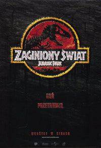 The Lost World: Jurassic Park 2 Movie Poster Print featuring dinosaurs and adventure.