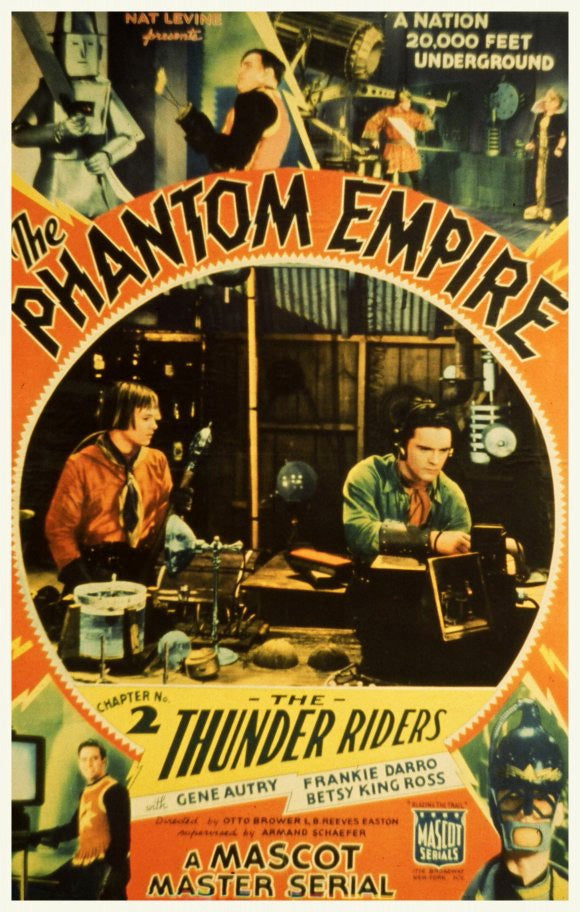 The Phantom Empire Movie Poster Print showcasing classic film art.